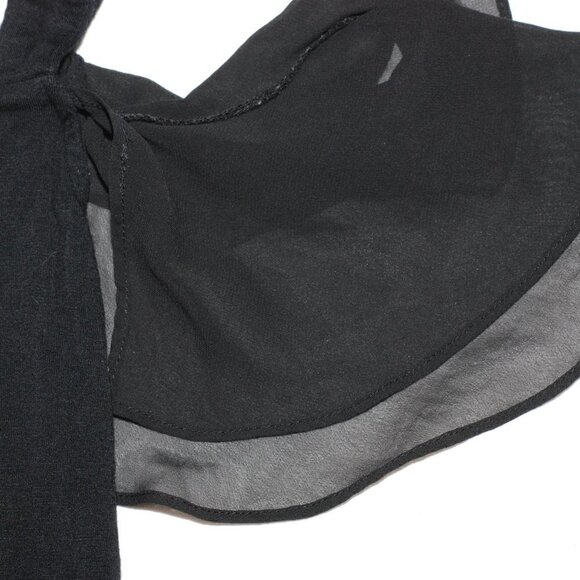 INC International Concepts Medium Womens Black sleeveless lace drop shoulders - Picture 4 of 5